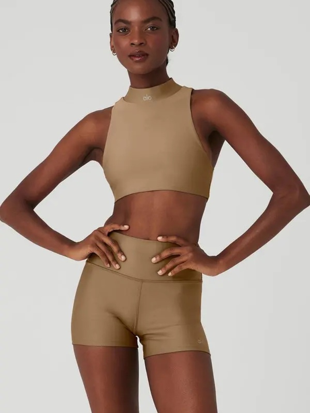 Alo High Neck Crop Tank